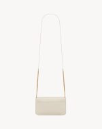 YSL Cassandre Phone Holder in Smooth Leather - Image 4